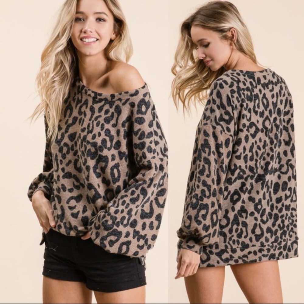 LAST ONE! Leopard Print Tunic - Picture 5 of 5